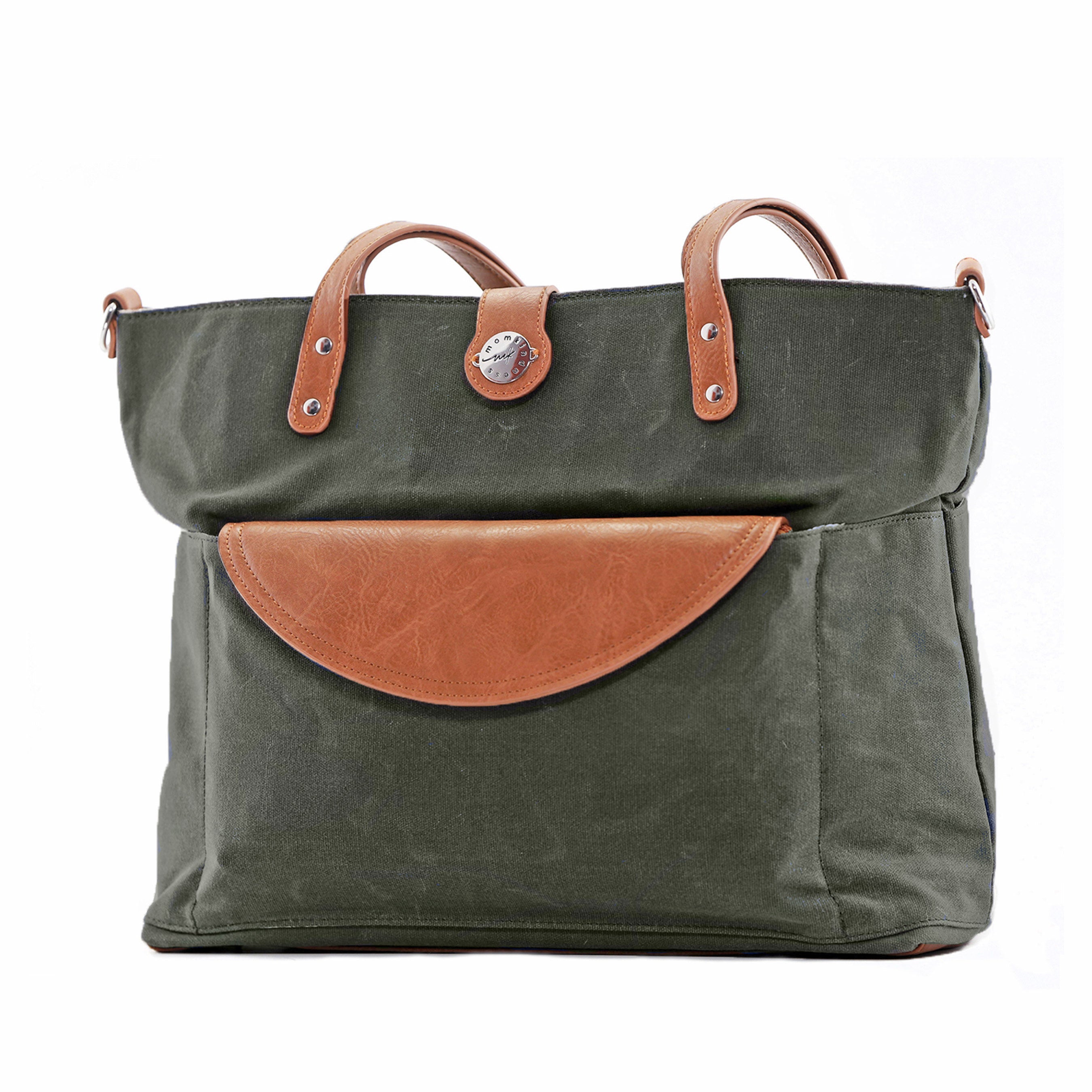 Leather tote diaper clearance bag