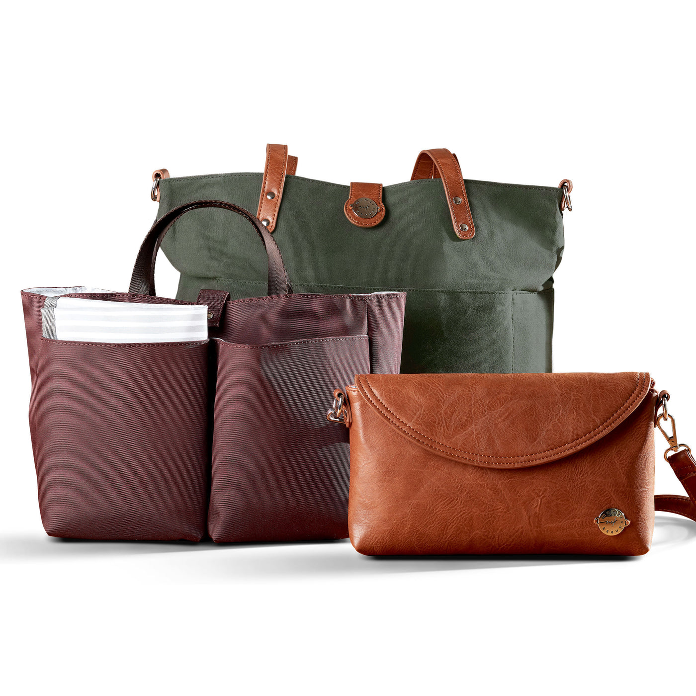 Women's Travel Handbag Organizer Insert-Multi-Pocket Purse Liner