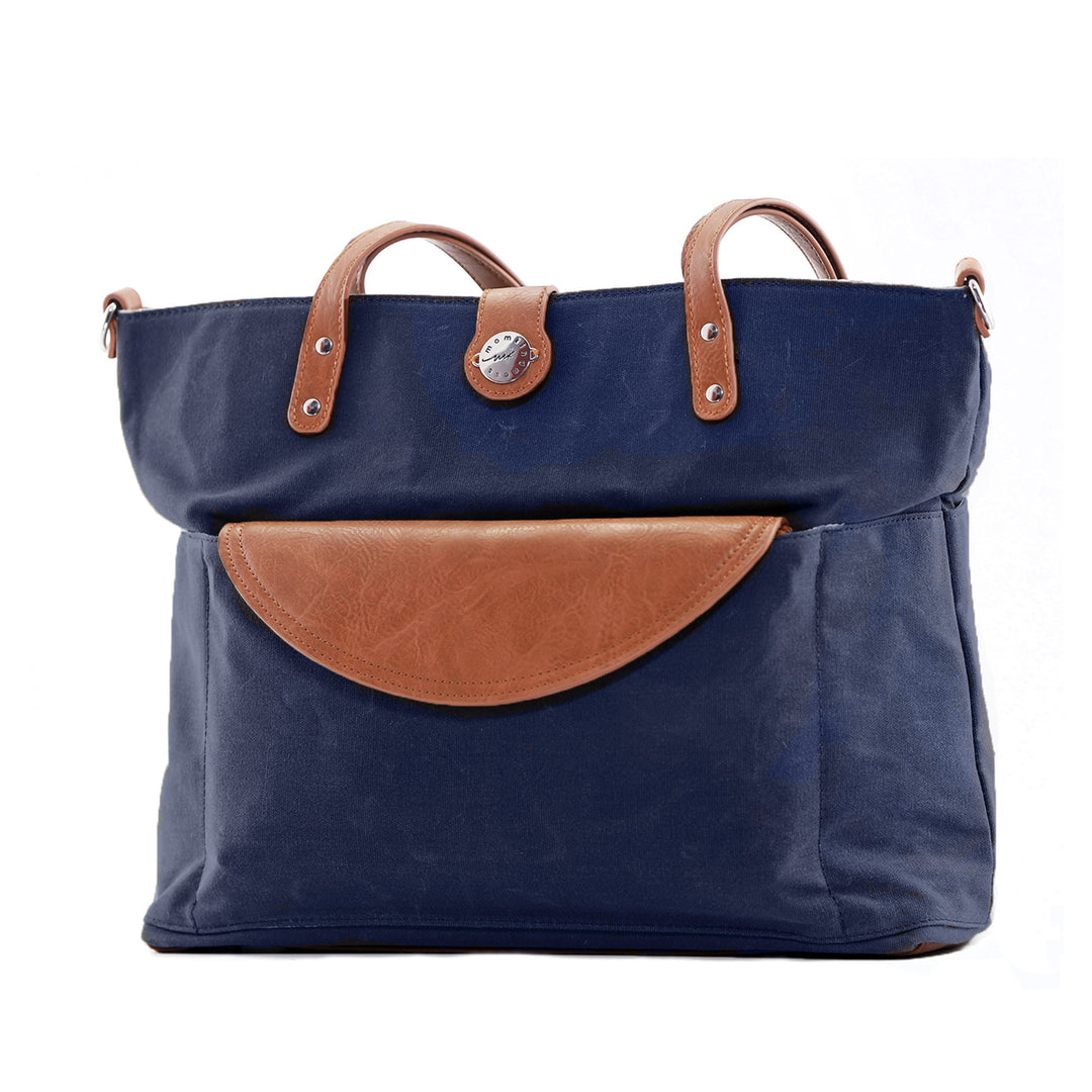 Momkindness Navy Blue Tote Bag Your Daily Essential