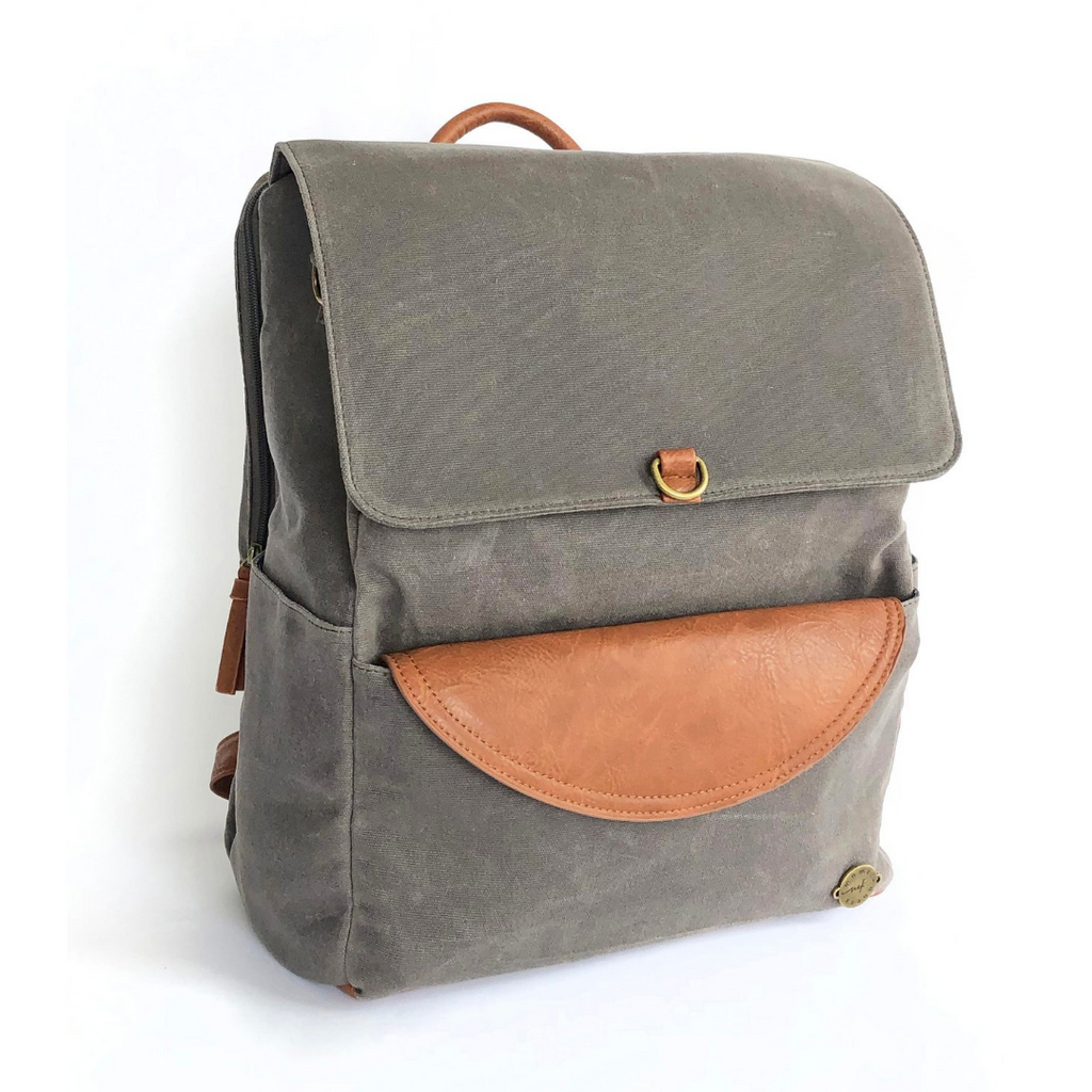 Grey Diaper Bag Backpack: Where Fashion Meets Function! – Momkindness